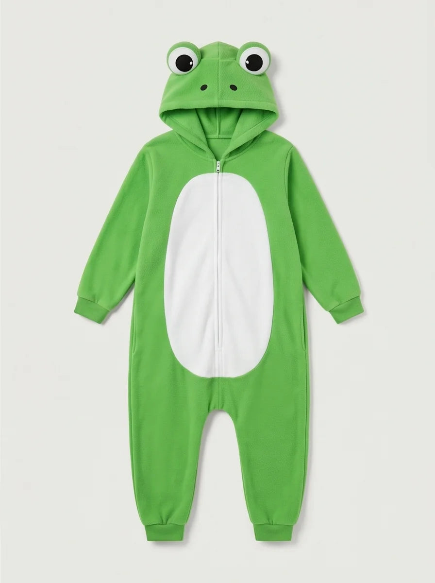 Kigurumi Infantil Sapinho Verde