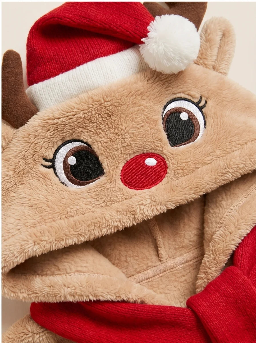 Kigurumi Infantil Rena de Natal