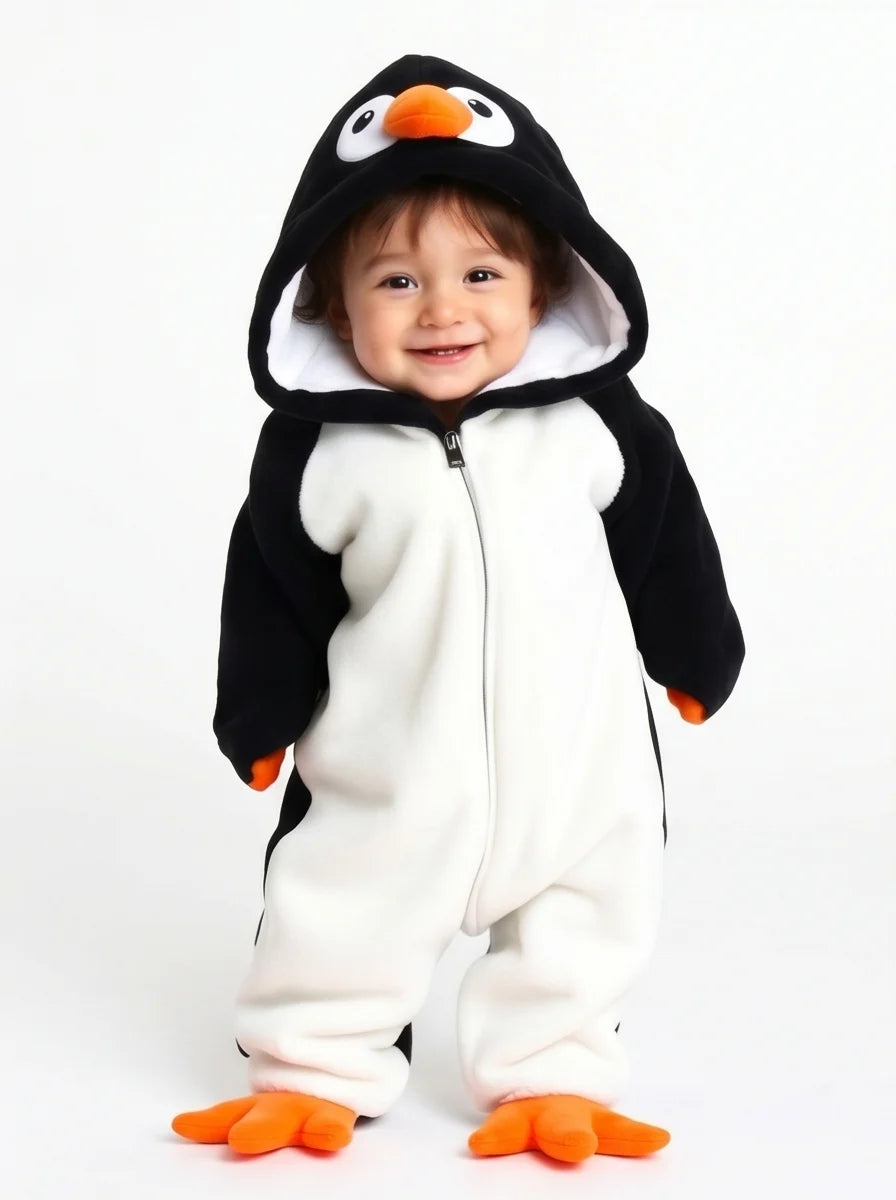 Kigurumi Infantil Pinguim