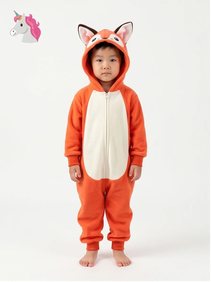 Kigurumi Infantil Raposa Vermelha
