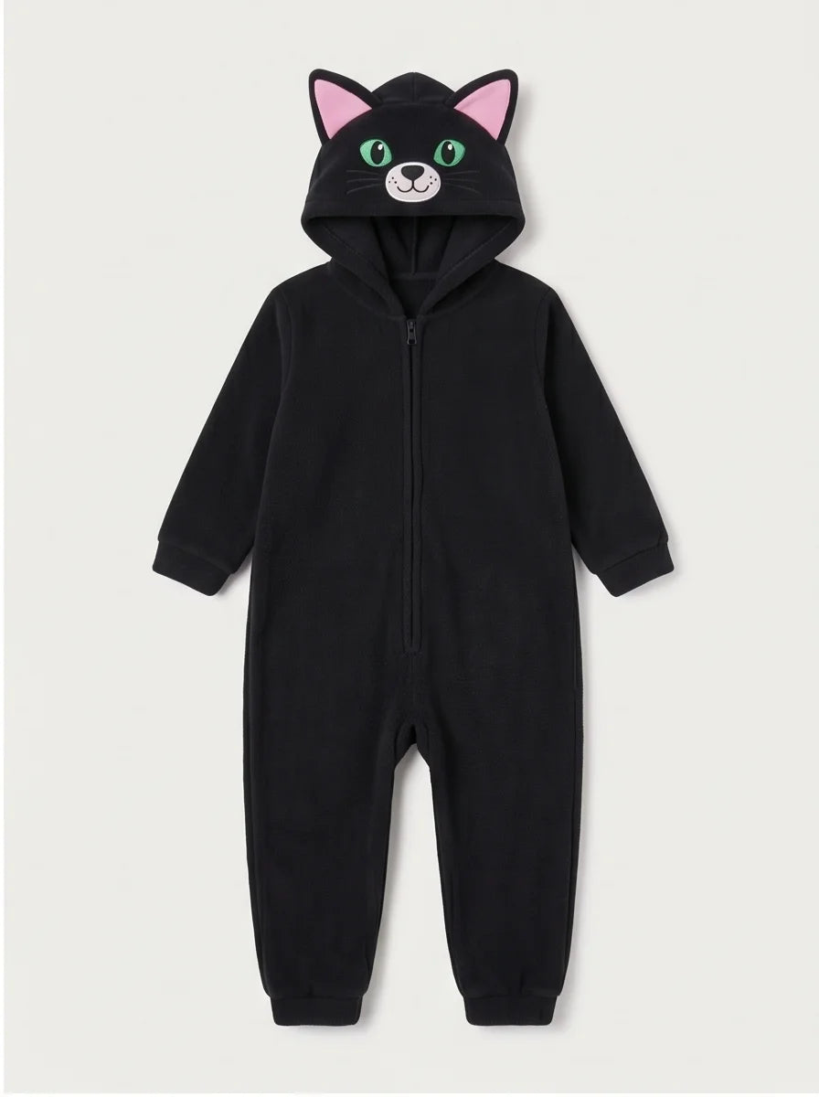 Kigurumi Infantil Gatinho Preto