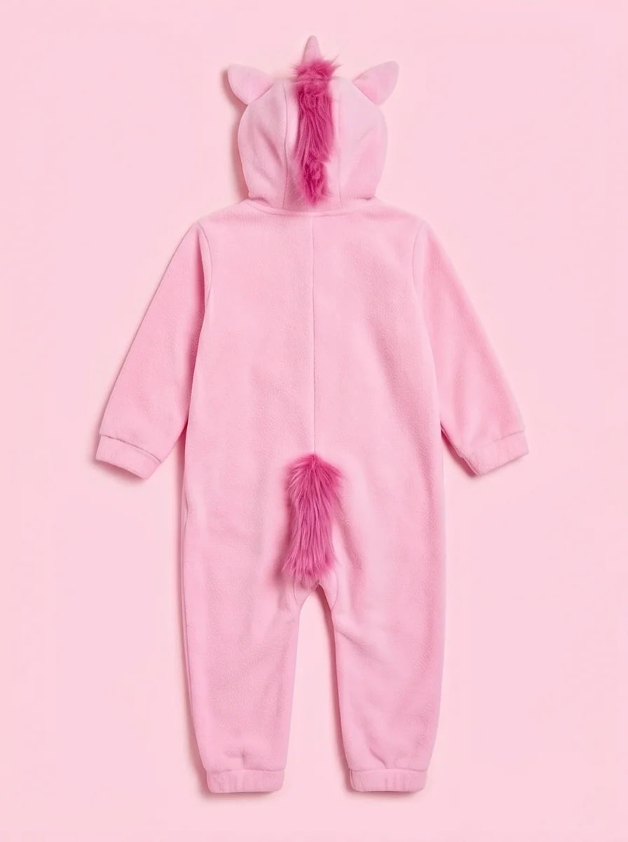 Kigurumi Infantil Unicórnio Rosa