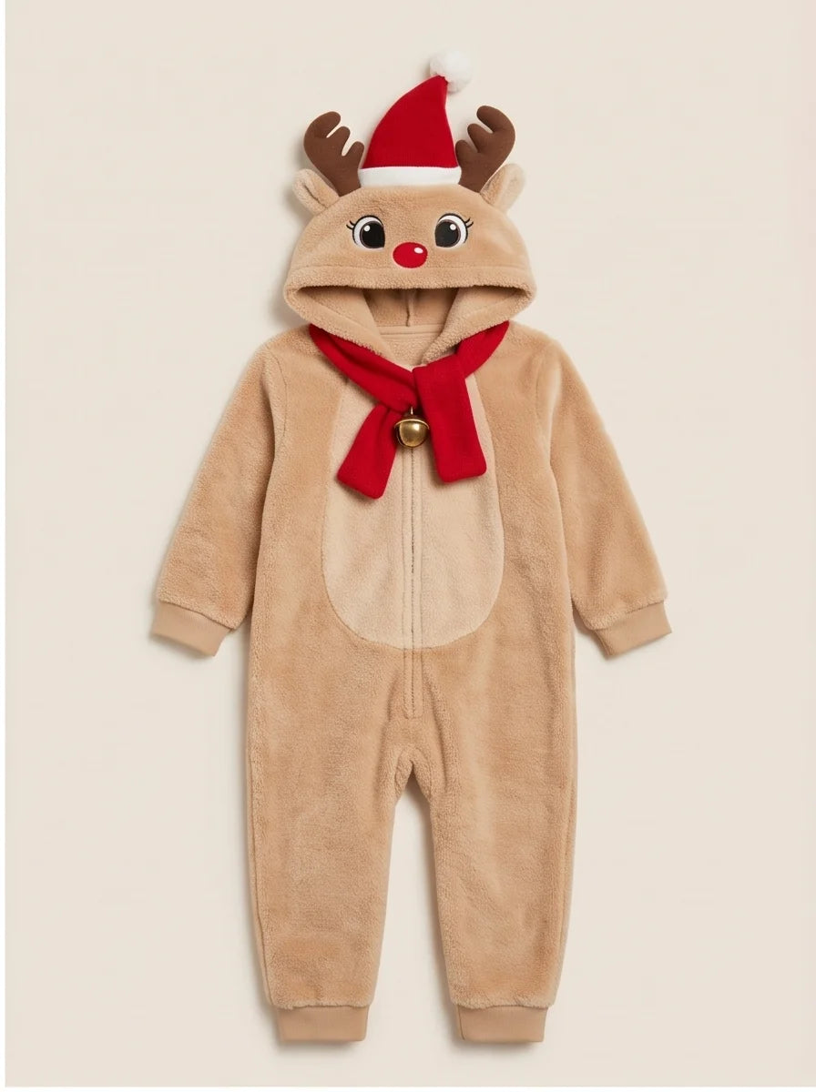 Kigurumi Infantil Rena de Natal