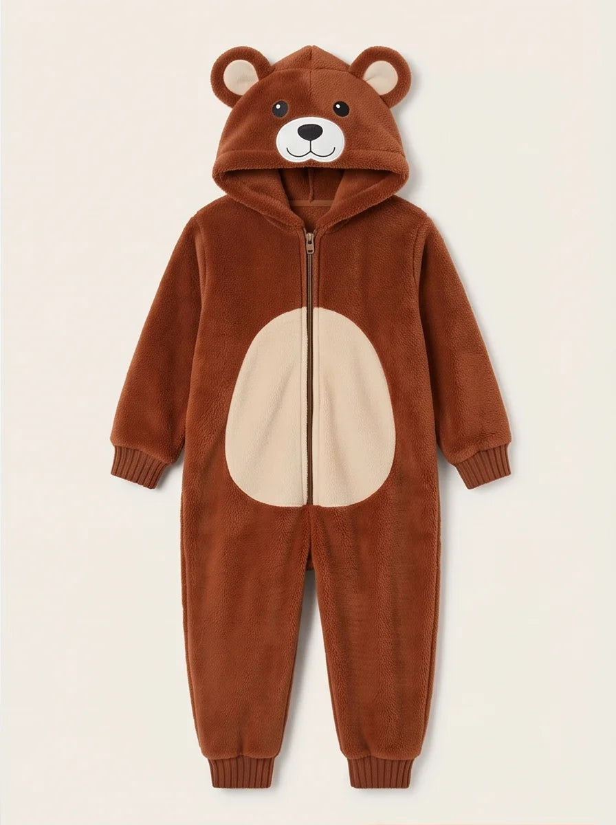 Kigurumi Infantil Urso Marrom