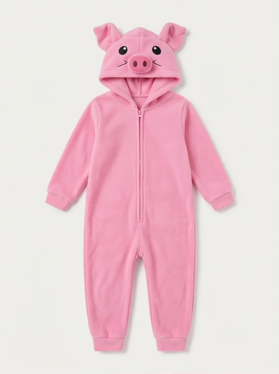 Kigurumi Infantil Porquinho Rosa