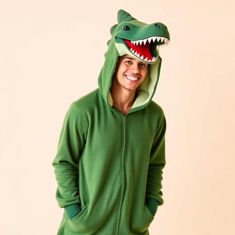 Kigurumi Dinossauro Rex adulto
