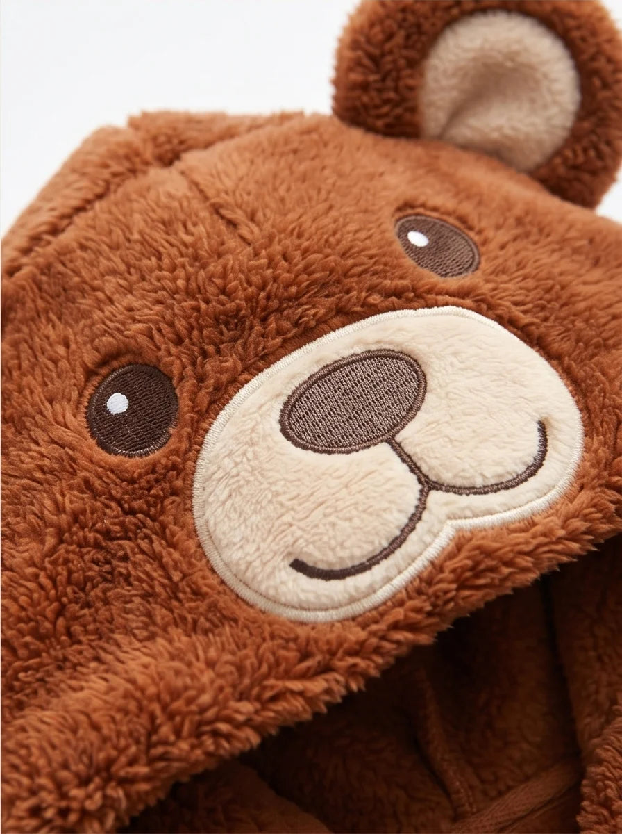 Kigurumi Infantil Urso Marrom