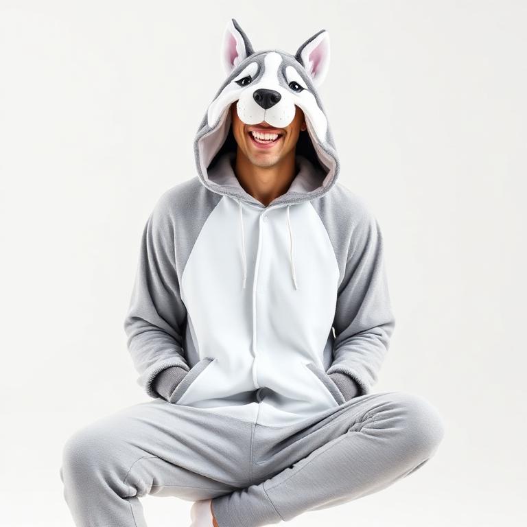 Kigurumi Husky Aventura adulto