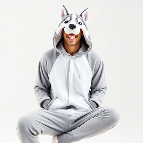 Kigurumi Husky Aventura adulto