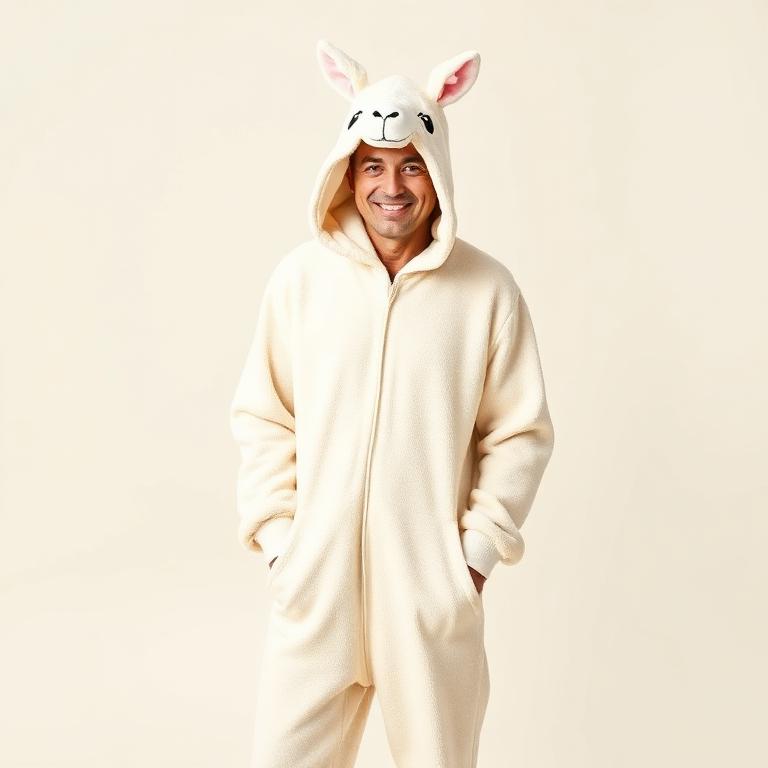 Kigurumi Lhama Andina adulto