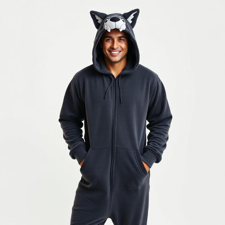 Kigurumi Lobo Sombrio adulto