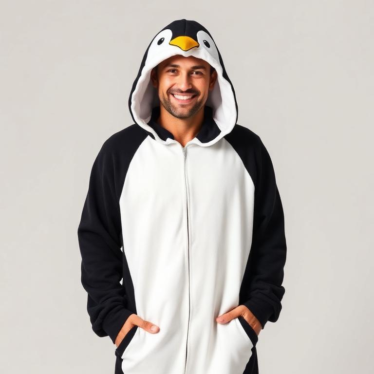 Kigurumi Pinguim Polar adulto