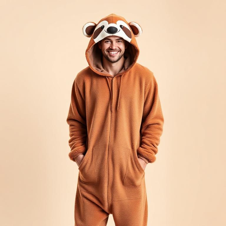 Kigurumi Preguiça Soneca adulto