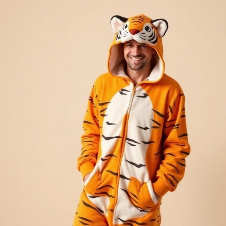 Kigurumi Tigre Dourado adulto