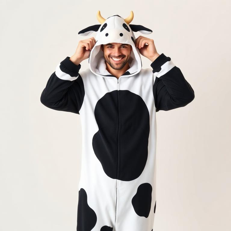 Kigurumi Vaquinha Malhada adulto